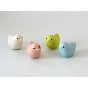 Dekorační keramická figurka - Ptáček MODRÝ