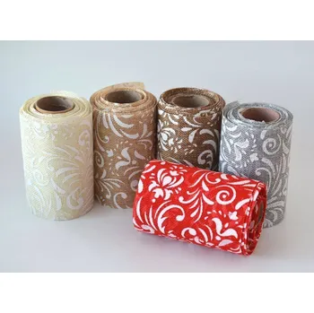 CAT Polsko dekorační látka ŠEDÁ 12 cm x 5 metrů