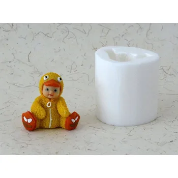 Silikonová forma - Miminko Kačenka 62 x 40 x 60 mm