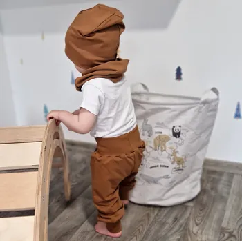 Yháček Rostoucí tepláčky Yháček, Karamel Velikost: 62