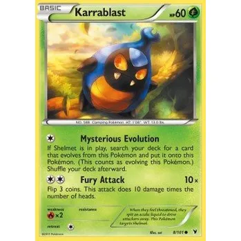 Karetní hra Pokémon NVI 008/101 Karrablast - Noble Victories Stav: Excellent, Verze: NORMAL