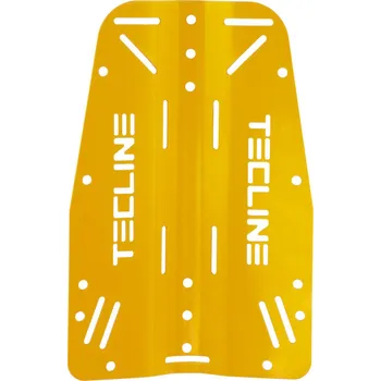 Kompenzátor vztlaku Tecline Backplate 3mm (hliník) Barva: žlutá