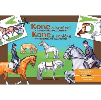 omalovánky Papírová vystřihovánka - KONĚ A KONÍČCI