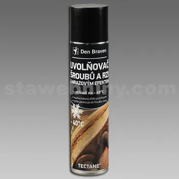 Odrezovač DEN BRAVEN Uvolňovač šroubů a rzi ve spreji s mrazovým efektem 400ml aerosolový sprej