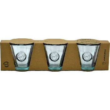 Sklenice Sklenice z recyklovaného skla AUTHENTIC 0,25 L, set 3ks (balení obsahuje 1box)|Vidrios San Miguel|Recycled Glass