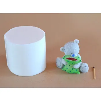 Silikonová forma - Medvídek přání: Dobrou noc 74 x 47 x 72 mm