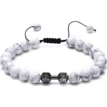 Náramek Náramek z howlitu s činkou - LIGHT