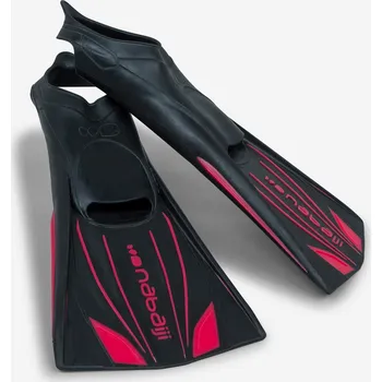 Ploutve DECATHLON Plavecké ploutve Topfin 40/42 ČERNÁ