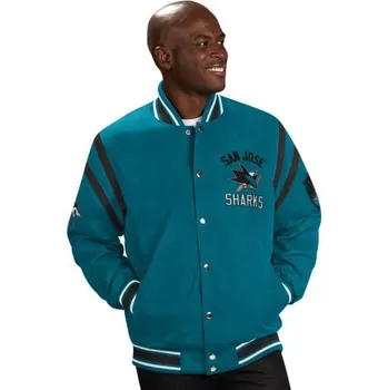 Pánská větrovka G-III Pánská bunda San Jose Sharks NHL Tailback Jacket Velikost: L