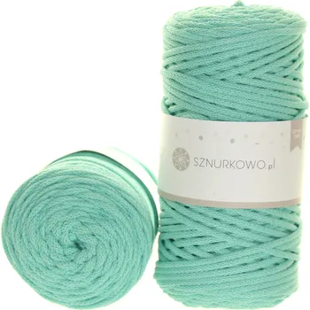 Příze Sznurkowo Bavlněná šňůra 3mm mátová