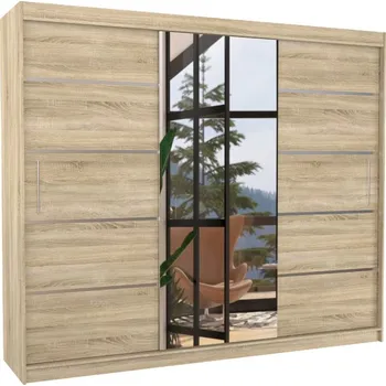 Šatní skříň ArtAdrk Šatní skříň SALTO | dub sonoma 250 cm