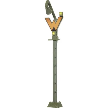 Modelová železnice Viessmann Modelltechnik 4519 H0 tvarový signál s osvětlením čekací signál hotový model DB