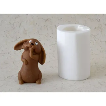 Silikonová forma - Králík s ušima 80 x 64 x 105 mm