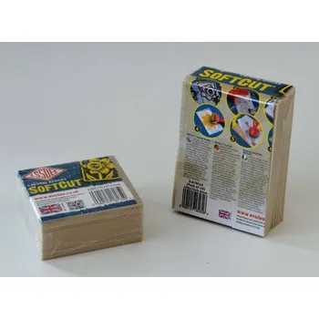 Lino Softcut pro Linoryt 7,5 x 7,5 x 0,3 cm - bal. 10 ks