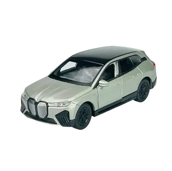 autíčko Welly - BMW iX 1:34 stříbrná