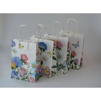 Dárková taška Dárková taška - JARNÍ LOUKA vel. S - 15 x 21 x 8 cm B