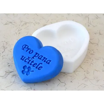 Silikonová forma - mýdlo PRO PANA UČITELE © 80 x 68 x 15 mm