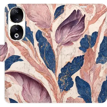 Pouzdro na mobilní telefon Flipové pouzdro iSaprio - Old Leaves 02 - Honor 90 5G