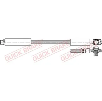 Brzdová hadice Brzdová hadice QUICK BRAKE 50.402X