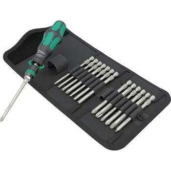 Bit Wera Kraftform Kompakt 838 RA-R M Set 1 05051061001 sada bitů, 15dílná, křížový PH, křížový PZ, TORX, inbus, plochý, 1/4