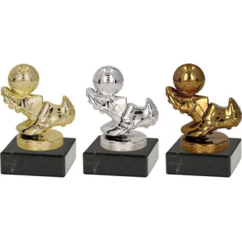 Soška FOTBAL - KOPAČKA + MÍČ B325 Barva: zlatá