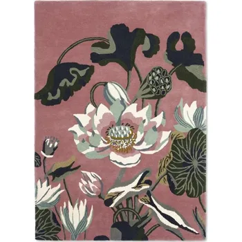 Koberec Vlněný květinový koberec Wedgwood Waterlily dusty rose 038602 Brink & Campman 120 x 180