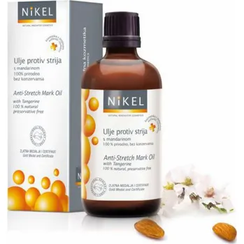 Masážní přístroj Nikel Mandarin juice olej proti striím a rozjasňující stávající strie 100% přírodní 100ml
