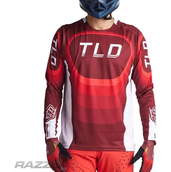cyklistický dres Dres na kolo TroyLeeDesigns Sprint Jersey Reverb Race Red 2024 XL