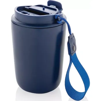 Termohrnek Termohrnek Cuppa z RCS recykl. nerezové oceli s lanyardem - P435.025