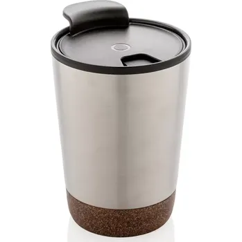Termohrnek Korkový termohrnek z GRS recykl. plastu a oceli - P435.072