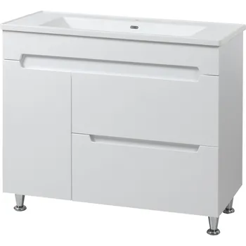 Koupelnový nábytek Lavedo Marco Credo 100 koupelnová skříňka s umyvadlem z litého mramoru a s košem