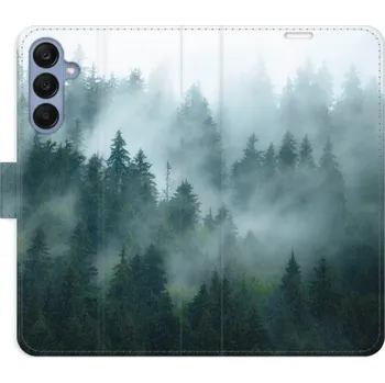 Pouzdro na mobilní telefon Flipové pouzdro iSaprio - Dark Forest - Samsung Galaxy A25 5G
