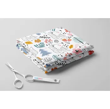 Softshell letní, Roztomilé lišky Barva: Bílá