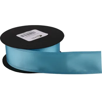 Stuha Atlasová stuha 4 cm x 9,1 m S019 světle modrá