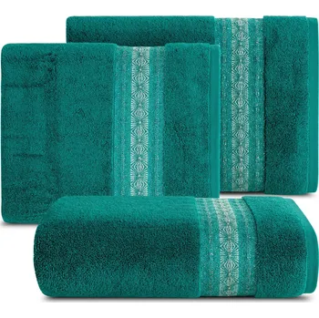 Ručník BAVLNĚNÝ RUČNÍK MALIKA 50X90 CM TYRKYSOVÁ