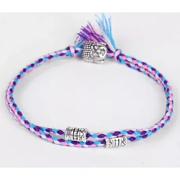 Náramek Tibetský náramek pro štěstí - LOVE BUDHA THIN