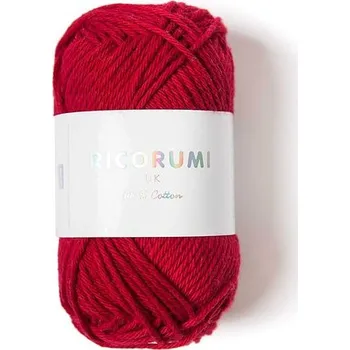 Příze Rico Design Bavlněná háčkovací příze Ricorumi dk odstín 029 vínová