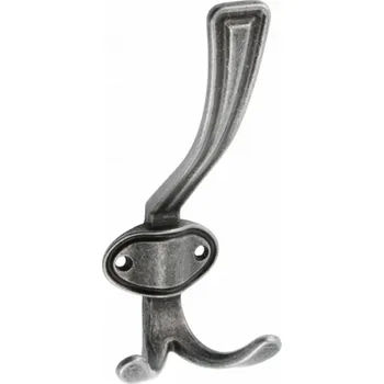 Věšák Věšák slitinový CORUNA, velký antické stříbro