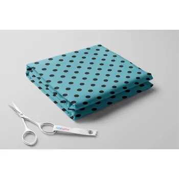 Softshell letní, Černé velké puntíky na světlém podkladu Barva: Tyrkysová