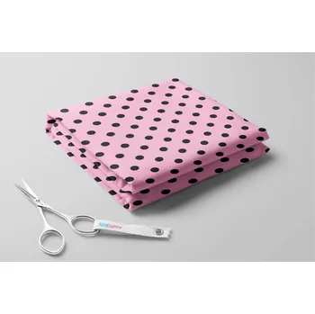 Softshell letní, Černé velké puntíky na světlém podkladu Barva: Růžová