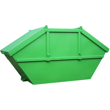 Popelnice HTI Vanový kontejner s odpruženými víky 10 m3