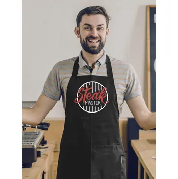 Kuchyňská zástěra Zástěra s potiskem STEAK MASTER