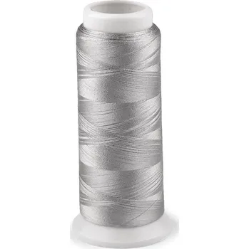 Nit Vyšívací nitě 120D/2; 1000 m, barva 2 stříbrná