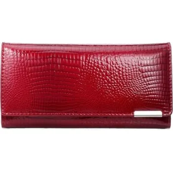 Peněženka Dámská kožená lakovaná červená peněženka 5288-2-RD