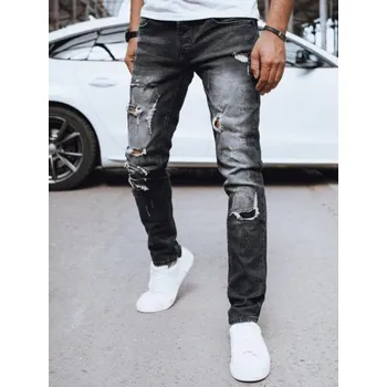 Pánské kalhoty Pánské džínové kalhoty DERA černé