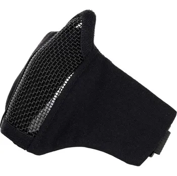 101INC Maska AIRSOFT polstrovaná s mřížkou ČERNÁ