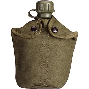 Láhev ROTHCO Obal na polní láhev 1L plátěný ZELENÝ