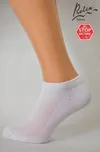 Kotníkové ponožky Fit bílé