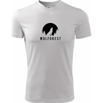 Chlapecké tričko Wolforest - Dětské triko sportovní (dresovina) - 122 cm/6 let ( Bílá )