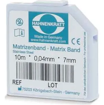 Výstražná páska Hahnenkratt Ocelová páska Délka: 3m, Šířka: 6mm, Tloušťka: 0,05mm